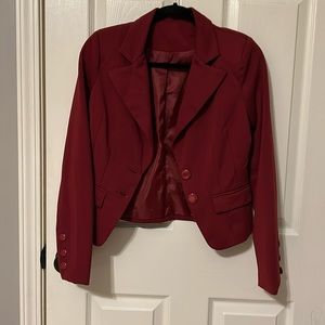 Wine Colored Blazer